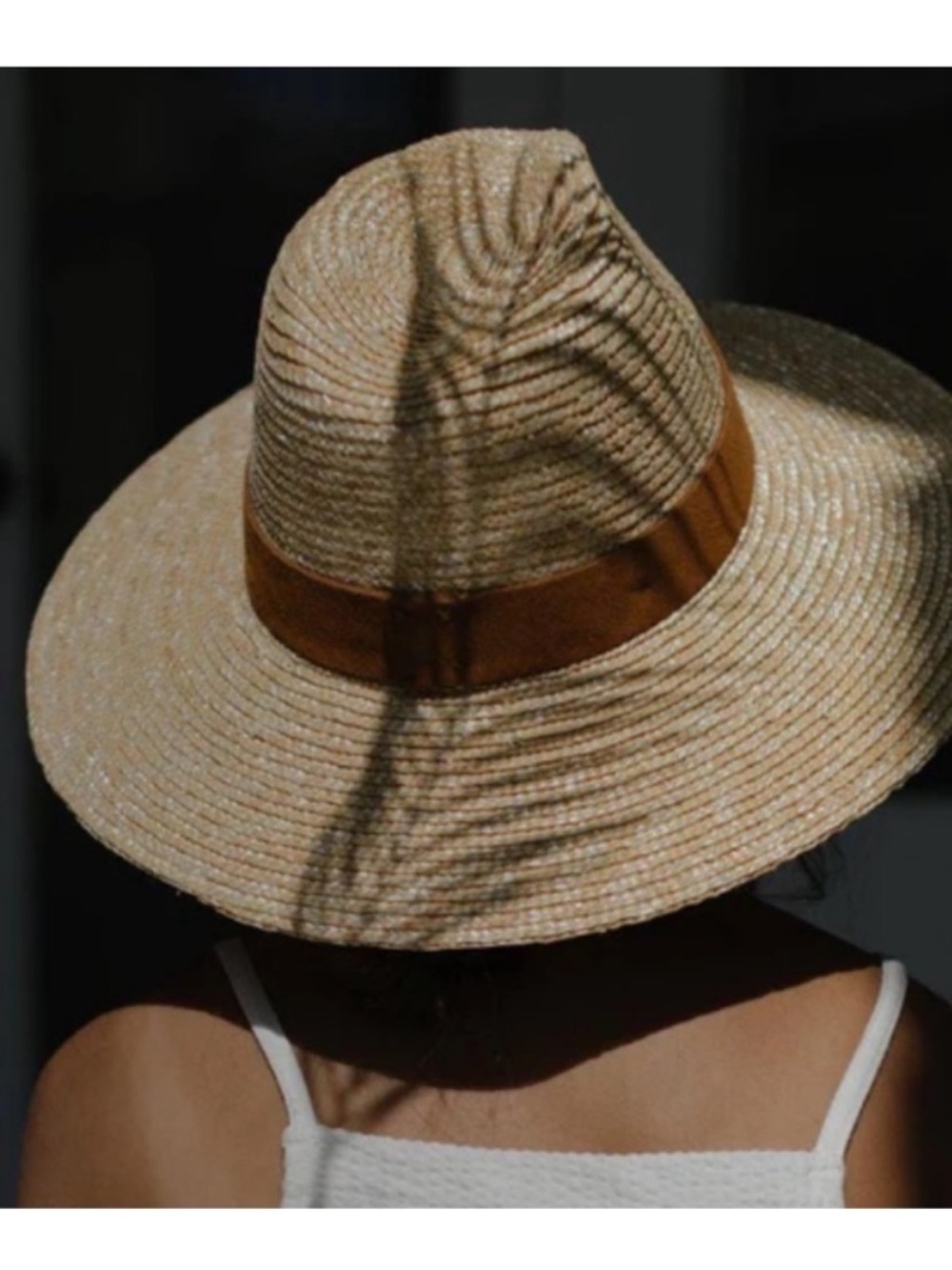 New Gigi Pip Isla 100% Straw Fedora Hat - Picture 3 of 14